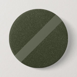 Moss Green Stripe Textured Pinback Button