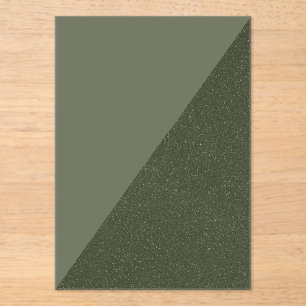 Moss Green Textured Acrylic Invite Invitations