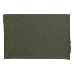 Moss Green Textured Pillowcase – Customisable