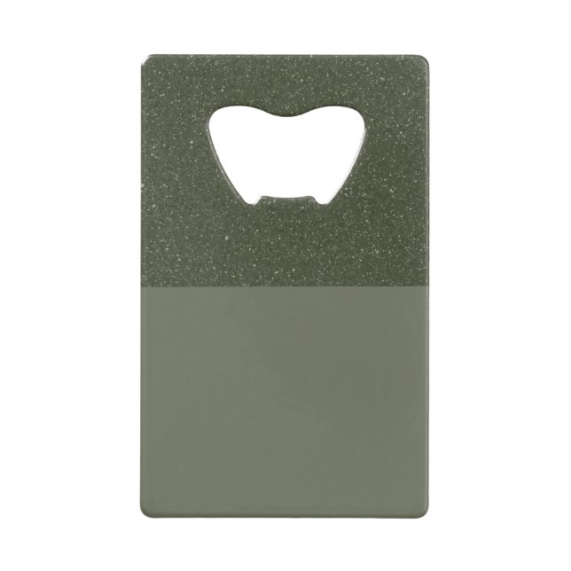 Moss Green Two-Tone Bottle Opener – Customisable (Front)