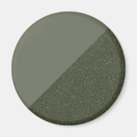 Moss Green Two-Tone Custom Magnet
