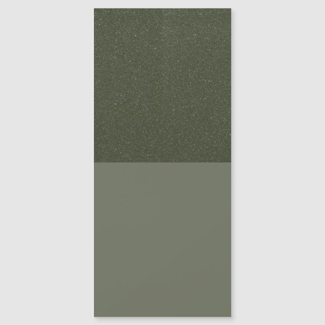 Moss Green Two-Tone Magnetic Card – Customisable (Front)