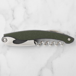 Moss Green Waiter’s Corkscrew – Customisable