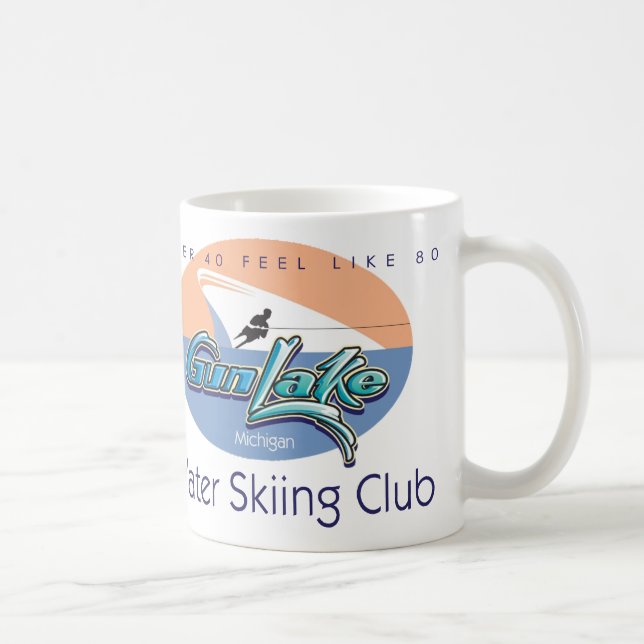 Moss, Gun Lake Front Coffee Mug (Right)