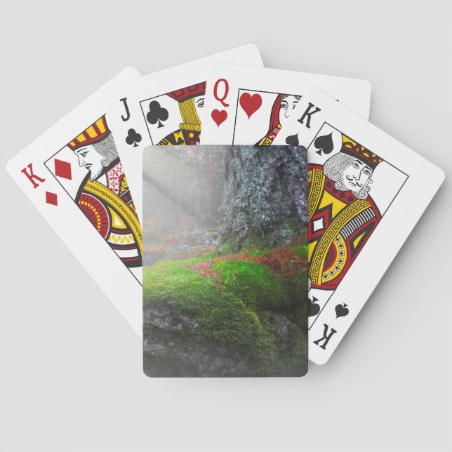 Moss in the Forest Playing Cards (Back)