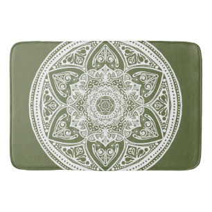 Moss Mandala Bath Mat