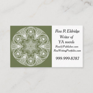 Moss Mandala Business Card