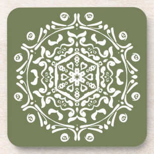 Moss Mandala Coaster