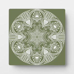 Moss Mandala Plaque