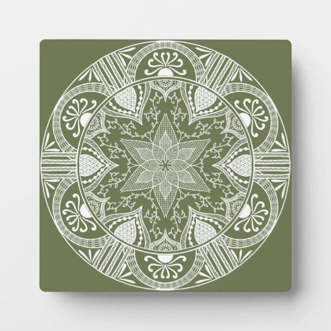 Moss Mandala Plaque (Front)