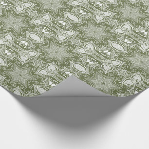Moss Mandala Wrapping Paper