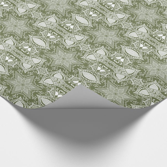 Moss Mandala Wrapping Paper (Corner)