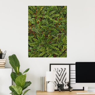 Moss motif poster