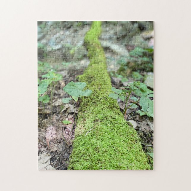  Moss on Fallen Tree Jigsaw Puzzle (Vertical)