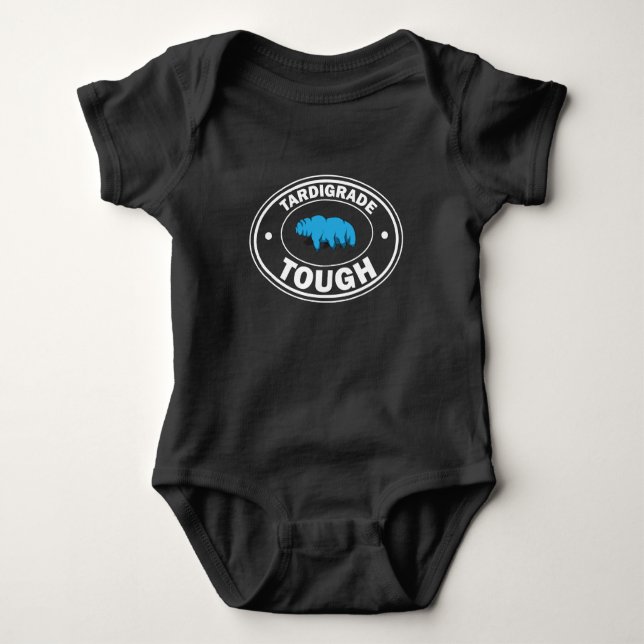 Moss Piglets Tardigrade Tough Water Bear Baby Bodysuit (Front)