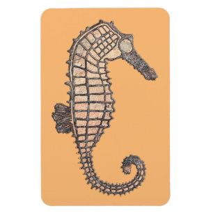 Moss Rock Sea Horse Talking Canyons, New Mexico Magnet