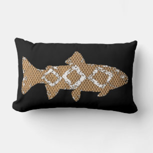 Moss Rock Trout Lumbar Cushion