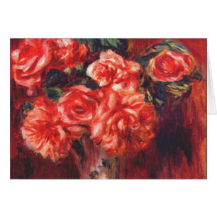 Moss Roses by Renoir