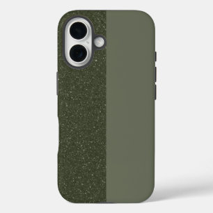 Moss Split iPhone 16 Case – Matte & Speckled