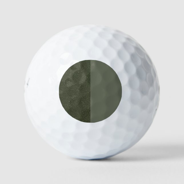 Moss Split-Tone Golf Balls – Custom Design (Front)