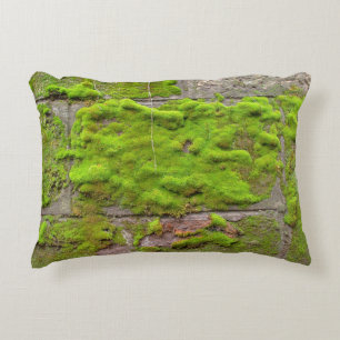Moss wall green rock texture decorative cushion