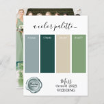 Moss Wedding colours Palette Card 2023<br><div class="desc">Moss Wedding colours Palette Card 2023</div>