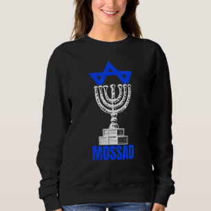 Mossad Israel Israeli Secret Service Tel Aviv Meno Sweatshirt