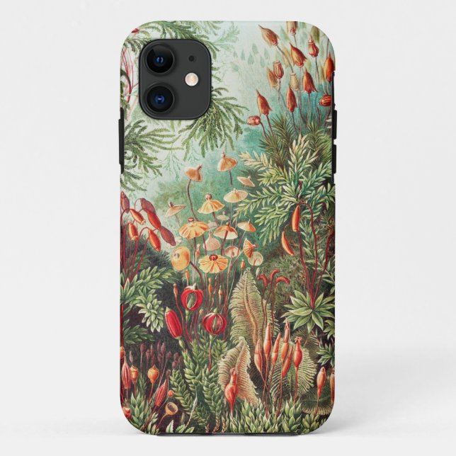 Mosses, Muscinae Laubmoose by Ernst Haeckel Case-Mate iPhone Case (Back)