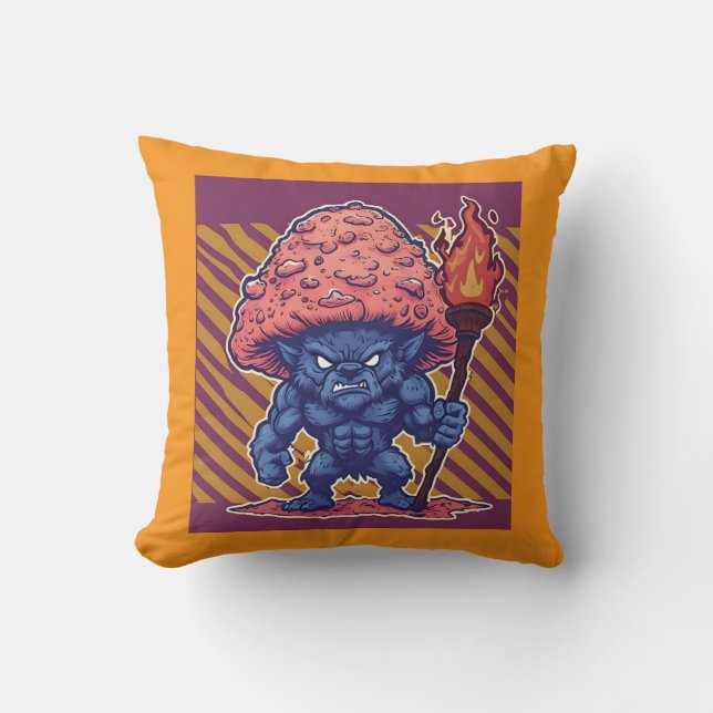 Mossfang - Lupine Lore Cushion (Front)