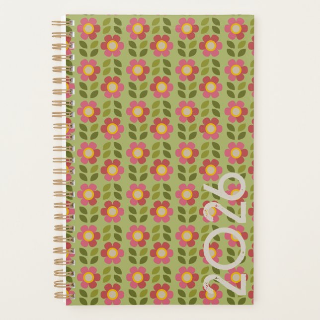 MOSSY BLOOM - Botanical Pattern Planner (Front)