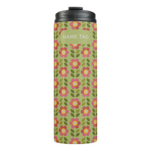 Mossy Bloom Floral Thermal Tumbler