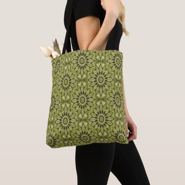 Mossy Flowerz.... Tote Bag (Close Up)