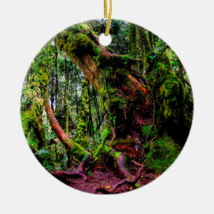 Mossy Forest Ceramic Ornament