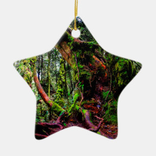 Mossy Forest Ceramic Ornament