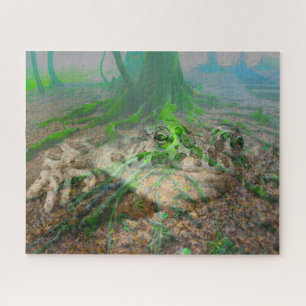 Mossy Frog Jigsaw Puzzle
