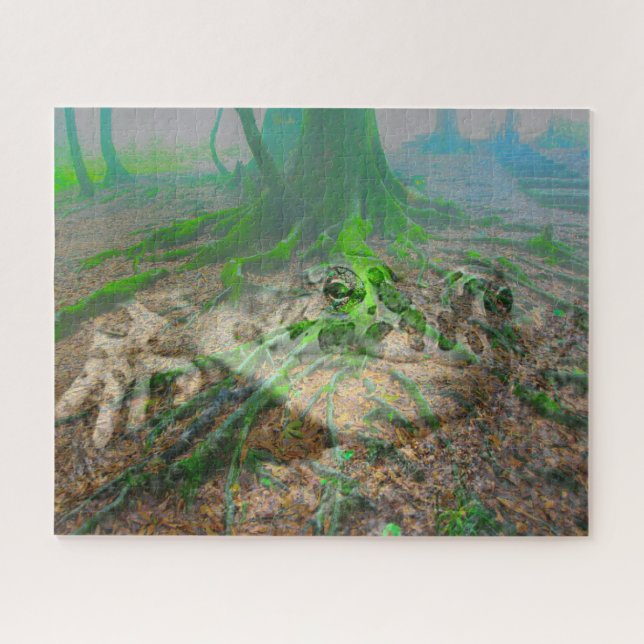 Mossy Frog Jigsaw Puzzle (Horizontal)