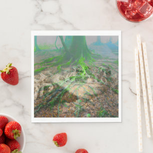 Mossy Frog Napkin