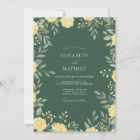 Mossy Golden Wreath Wedding