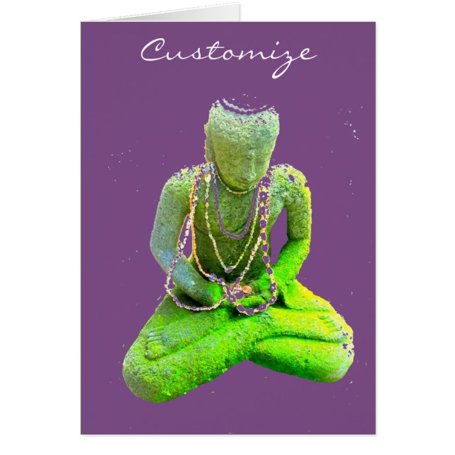 Mossy Green Buddha Meditating Thunder_Cove (Front)