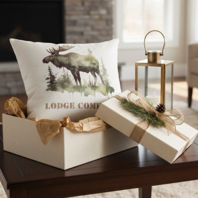 Mossy Moose Wildlife Portrait, custom Cushion (Creator Uploaded)