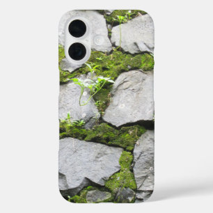 Mossy Rock Wall iPhone 16 Case