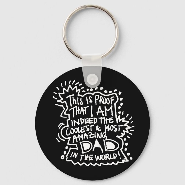 Most Amazing Dad 2 Key Ring (Front)