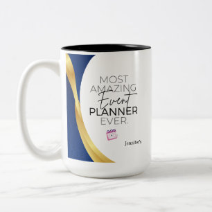 Most Amazing Event Planner Two-Tone Coffee Mug