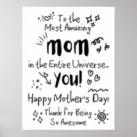 Most Amazing Mum Cute Doodle Art