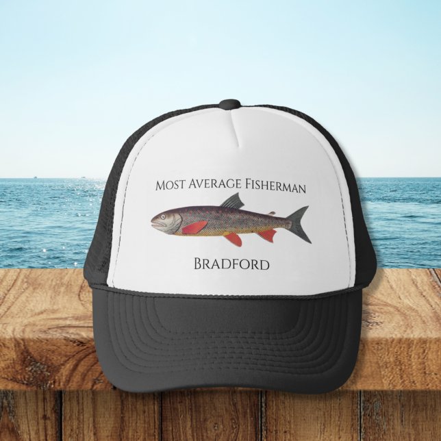 Most Average Fishermen Flyfishing Trout Trucker Hat (Creator Uploaded)