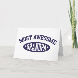 Most Awesome Grandpa Card