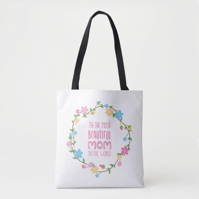 Most Beautiful Mum Mother's Day | Tote Bag (Front)