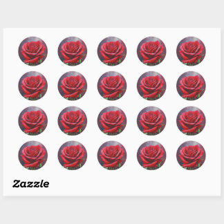 MOST BEAUTIFUL RED ROSE Sticker