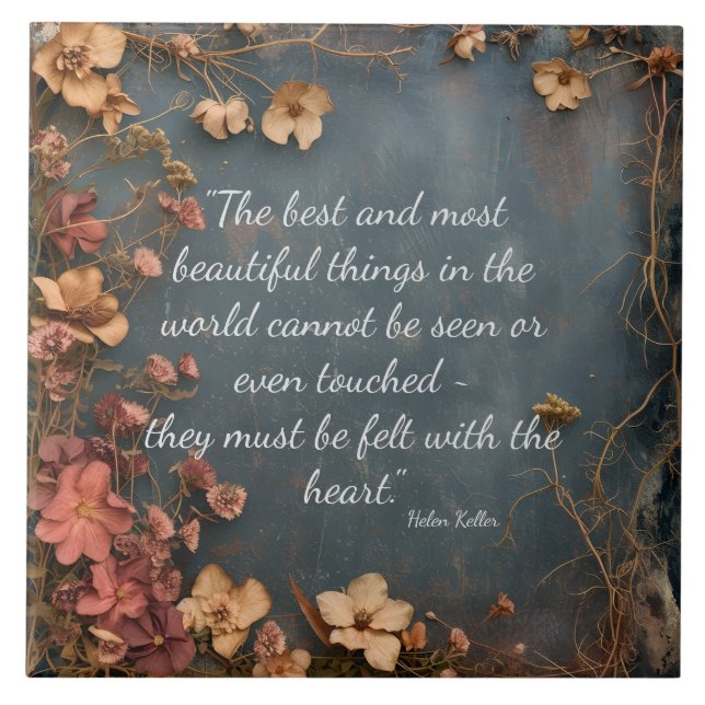 MOST BEAUTIFUL THINGS DECORATIVE TILE (Front)