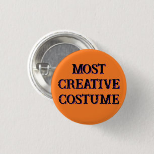 "Most Creative Costume" Award Button